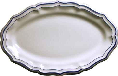 Gien  Filet Indigo Oval Platter $117.00